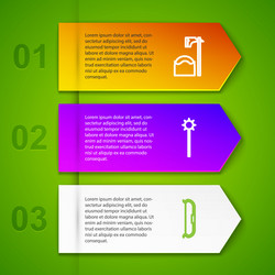 set line executioner axe in tree block medieval vector image
