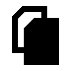 copy icon suitable for website ui design vector image