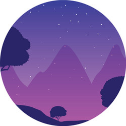 Nature landscape background Royalty Free Vector Image