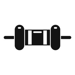 Resistor energy icon simple electric circuit Vector Image