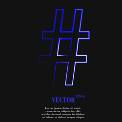 Sharp flat modern web button and space for your vector