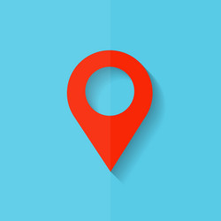 pointer web icon flat design vector image