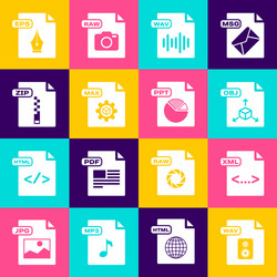 Set wav file document xml obj max zip eps vector