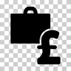 Pound accounting rounded icon Royalty Free Vector Image