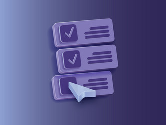 bar with drop-down box for web interface design vector image
