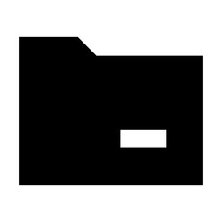 folder icon suitable for website ui design vector image