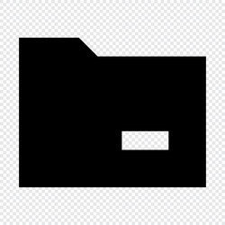 folder icon suitable for website ui design vector image