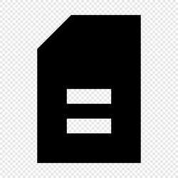 File icon suitable for website ui design vector