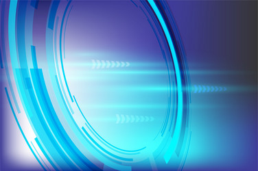 futuristic technology display abstract geometric vector image