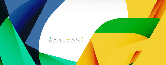 Geometric abstract background - multicolored vector