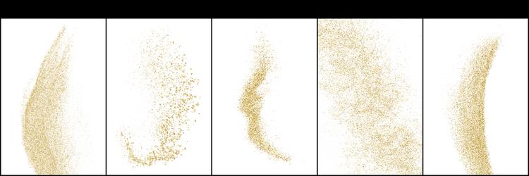 Golden Confetti Sparkle Texture Vector Image