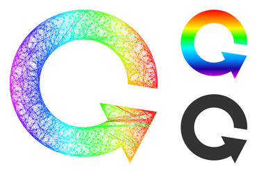 Spectrum net gradient rotate ccw icon vector