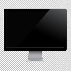 Modern Gradient Computer Screen vector image