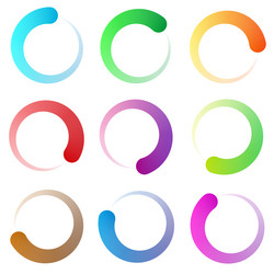 progress steps phases indicator preloader buffer vector image