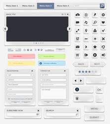 web design elements set2 vector