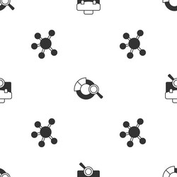 set work search data analysis and project vector image