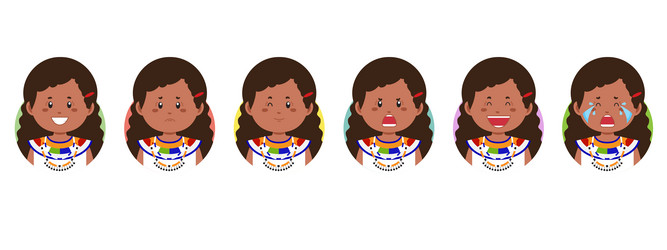 Kenya avatar with various expression vector