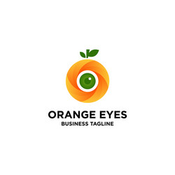 Modern vision logo design Royalty Free Vector Image