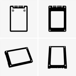 M2 solid state drive Royalty Free Vector Image