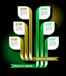 Describing A Process Graphics Infographics to describe the process Royalty Free Vector