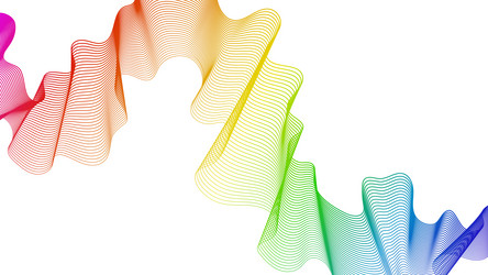 abstract backdrop with wave gradient lines vector image