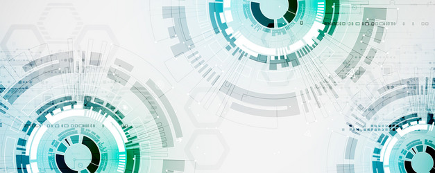 abstract technology circuit board communication vector