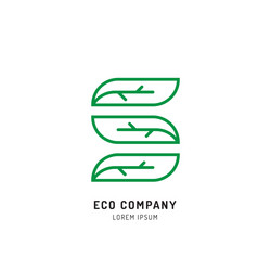 Holistic Tree Eco Logo vector