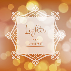 stock fuzzy texture with bokeh effect and frame vector image