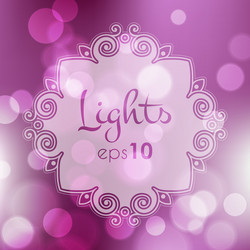stock fuzzy texture with bokeh effect and frame vector image