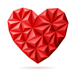 Grunge valentines day heart Royalty Free Vector Image