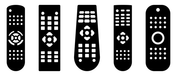 remote control icons design can use for web vector image