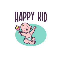 Baby logo vector