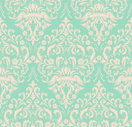 damask seamless pattern element classical vector image