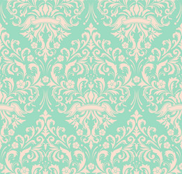 Damask seamless pattern element classical vector