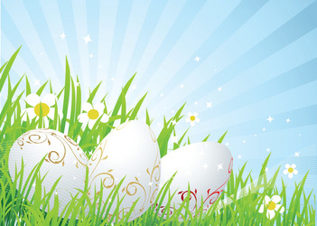 Easter background Royalty Free Vector Image - VectorStock