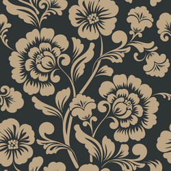 Vintage floral wallpaper seamless pattern Vector Image