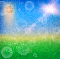 abstract particles bokeh flare summer pattern vector image