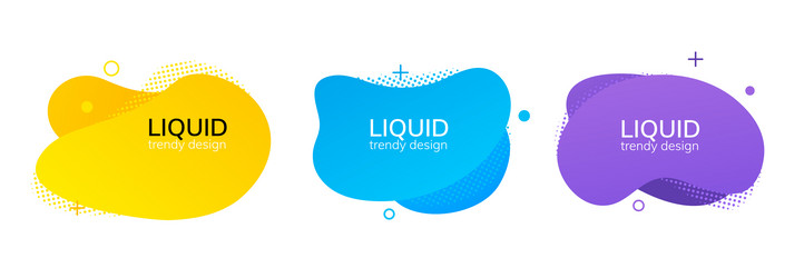 Fluid Blob Shape - Abstract Liquid Form vector image