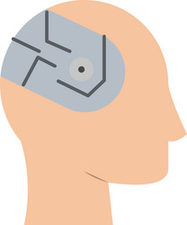 Artificial intelligence related icon image vector