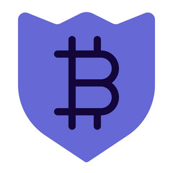 secure crypto with two factor authentication vector image
