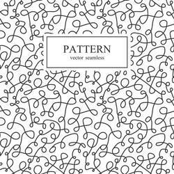 Memphis Style Curve Pattern vector image