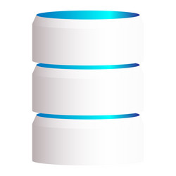 hdd hard disk drive mainframe computer stacked vector image