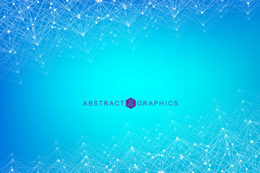 Big data visualization background modern vector