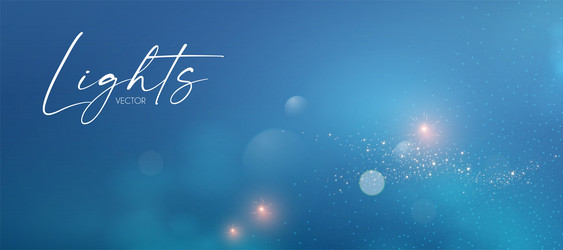 soft bokeh elegant light effect fluid vector image