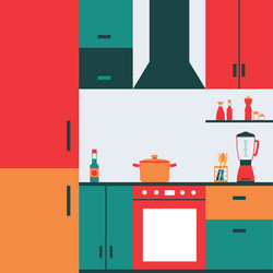 Kitchen Abstract Background Abstract kitchen background with some special Vector Image