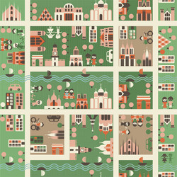 Cartoon city map Royalty Free Vector Image - VectorStock