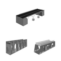 isolated object connection and crossing symbol vector image