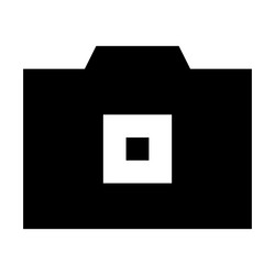 camera icon suitable for website ui design vector image