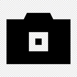 camera icon suitable for website ui design vector image