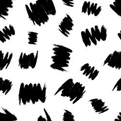 seamless pattern with hand drawn scribble smears vector image